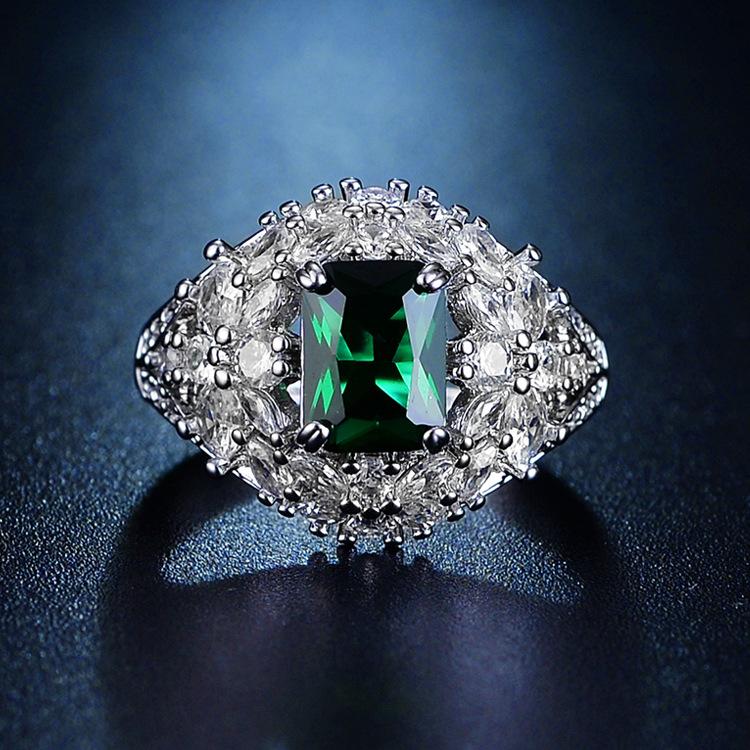 Δαχτυλίδι Χρώμα Θησαυρός Δημοφιλές, Ρετρό Κλασικό Δαχτυλίδι Temperament Κοσμήματα Ρετρό Δαχτυλίδι Κύρια Πέτρα