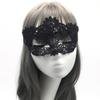 Elegant Half Face Masquerade Mask Black Hollow Venetian Mask Lace Eye Mask Carnival