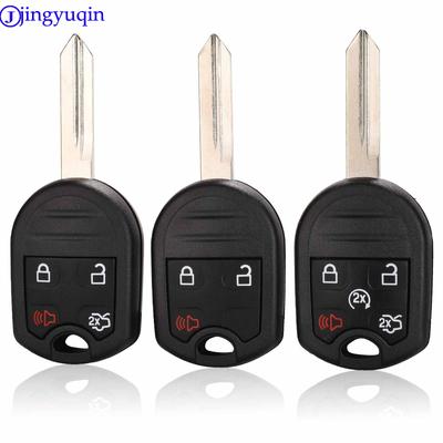 Jingyuqin 3/4/5 B Carcasa de Llave de Coche Remota Fob Para FORD Expedition Mustang F150 F250-350 Super Duty Estuche Sin Llave