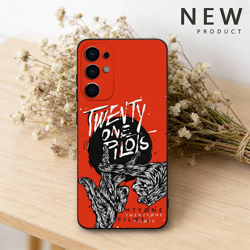 

Чехол для телефона с изображением группы Twenty One Pilots для Samsung S26,25,24,21,22,23,30,20,Ultra,Plus,Fe,Lite Черный Мягкий Чехол Samsung S26ULTRA