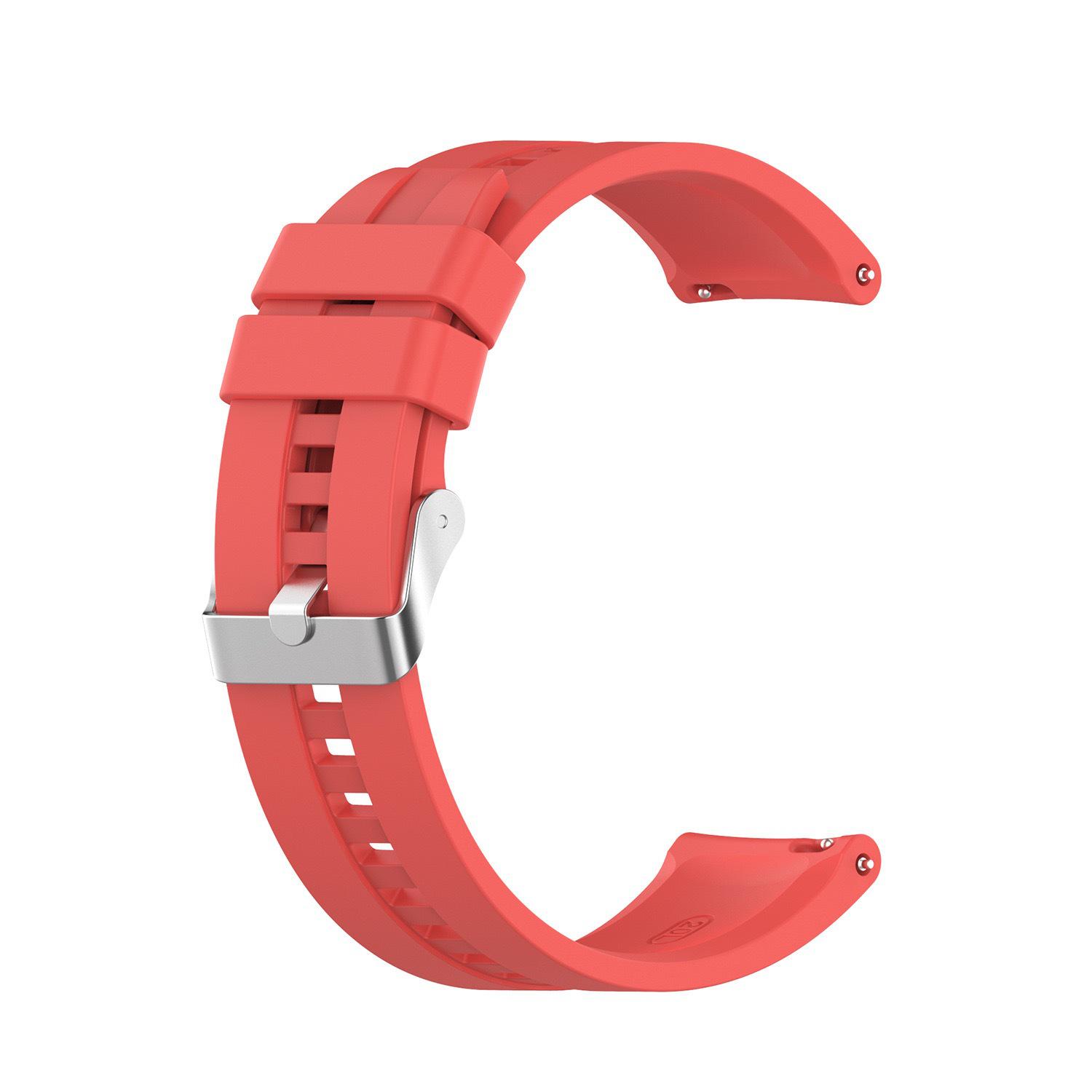 

Huawei GT2 Sports Silicone Strap for GT2/Honor GT Watch 42mm Silver Buckle - 20mm