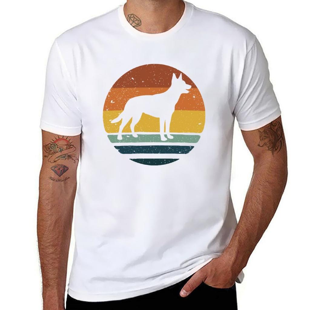 Kelpie Retro Vintage T-Shirt t shirts for man cotton t shirts for man pack cotton t shirts designer T-Shirt