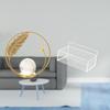 Crystal Figurine Ball Metal Sculpture Ornament Statue Stand for Desk Hallway Fireplace Bedroom