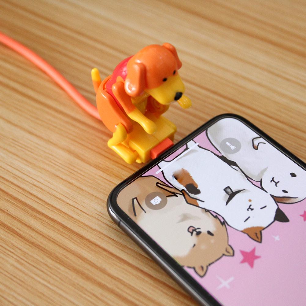 SHOTAY Cavo Telefonico USB Type-C 1m Con Giocattolo Cane Che Si Gonfia – Cavo Dati E Ricarica Con Sorpresa Umoristica - 3