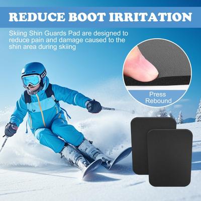 1/2/4/6/8 Adet Kayak Kaval Kemiği Pedleri 5MM Kalınlaştırılmış Köpük Snowboard Kaval Kemiği Koruyucuları Kesilebilir Bacak Ağrısı Giderici Taşınabilir Kış Sporları Kayak Botu Astarı Kaval Kemiği Koruyucu