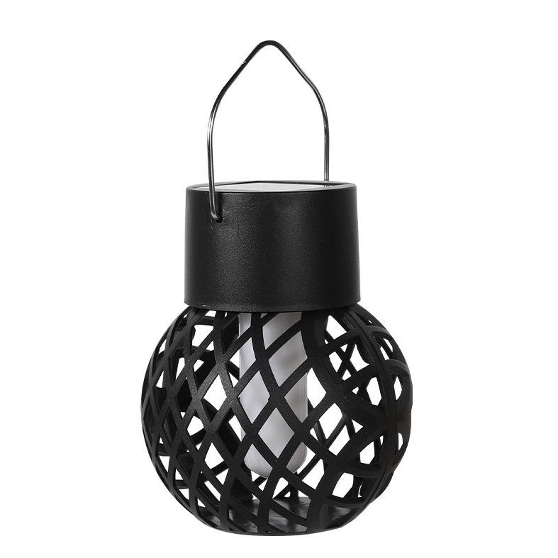 Solar Flame Hanging Ball Light: Waterproof Decorative Garden Courtyard Light