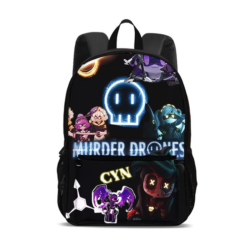 Murder Drones Backpack Versatile Large Capacity Outdoor Travel Mountaineering Boy and Girl School Birthday Best Gift