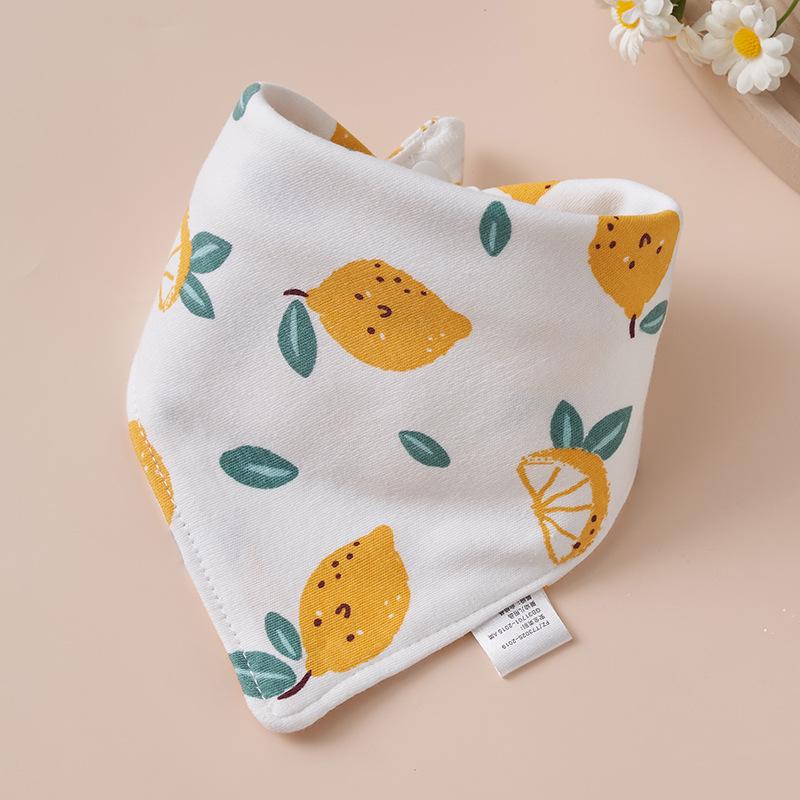 Super Soft Cotton Infant Bib & Neck Warmer - Anti-Spit Up, Autumn/Winter Triangle Scarf