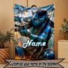 Custom Name Personalized Avatar Print Blanket, Home Decor, Bedroom, Sofa, Camping, Couch, Gifts for Birthday Christmas