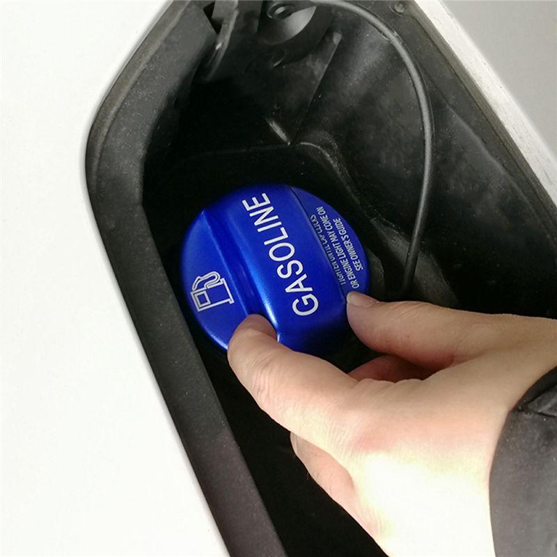 Leading-Aluminum Fuel Tank Caps Trim For VW Golf 7 7.5 Golf 8 MK7 MK8 2015-2023 Decoration Oil Filler Cover