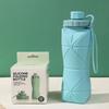 Durable, Foldable Silicone Sports Water Bottle - Portable, Drop-proof Large Capacity