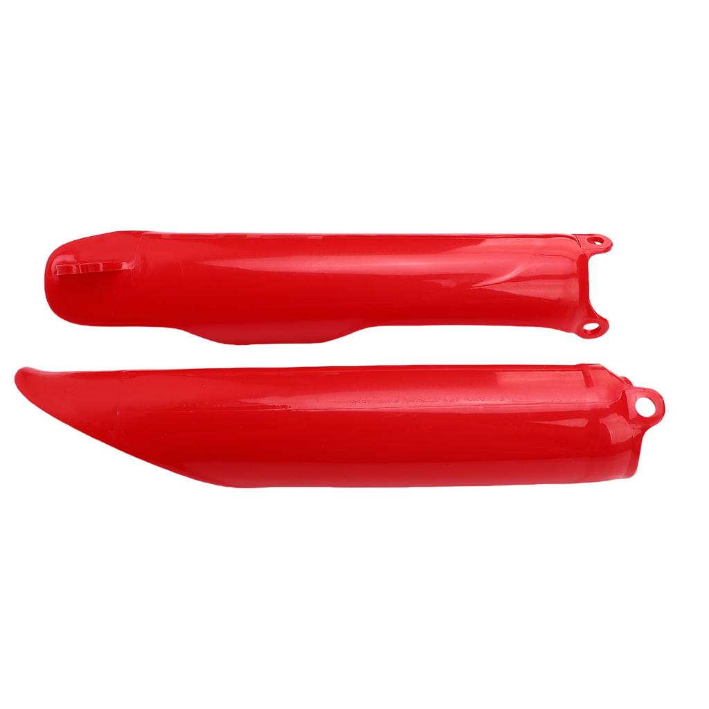 1 Pair Front Fork Guard Red Motorcycle Fork Shock Absorber Protector Replacement for CR125 CR250 CR500 1993 2007