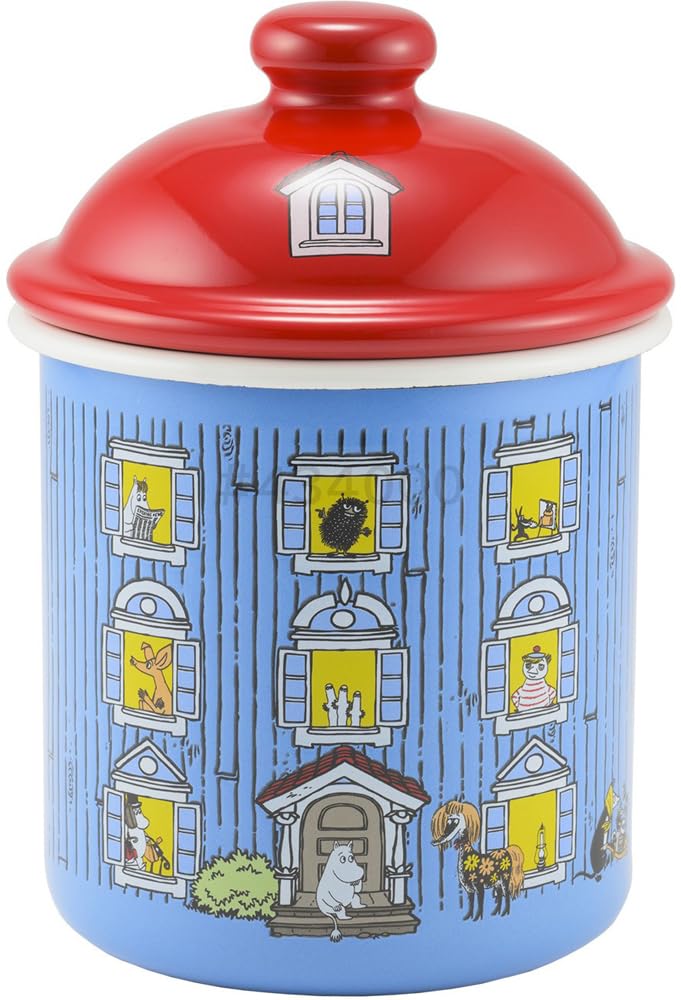 

Fuji Enamel Moomin House Canister 9cm MOH-9CN синий