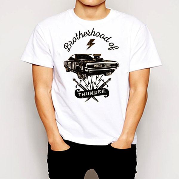 Sports Muscle Car T-Shirt Retro racing Fast Motorcycle Biker LA Vegas Miami tee S