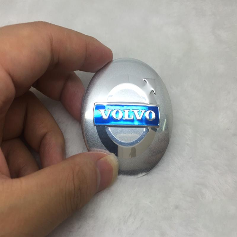 Elegantní a odolné 4ks 56,5mm Samolepky na středové krytky kol pro vozidla Volvo