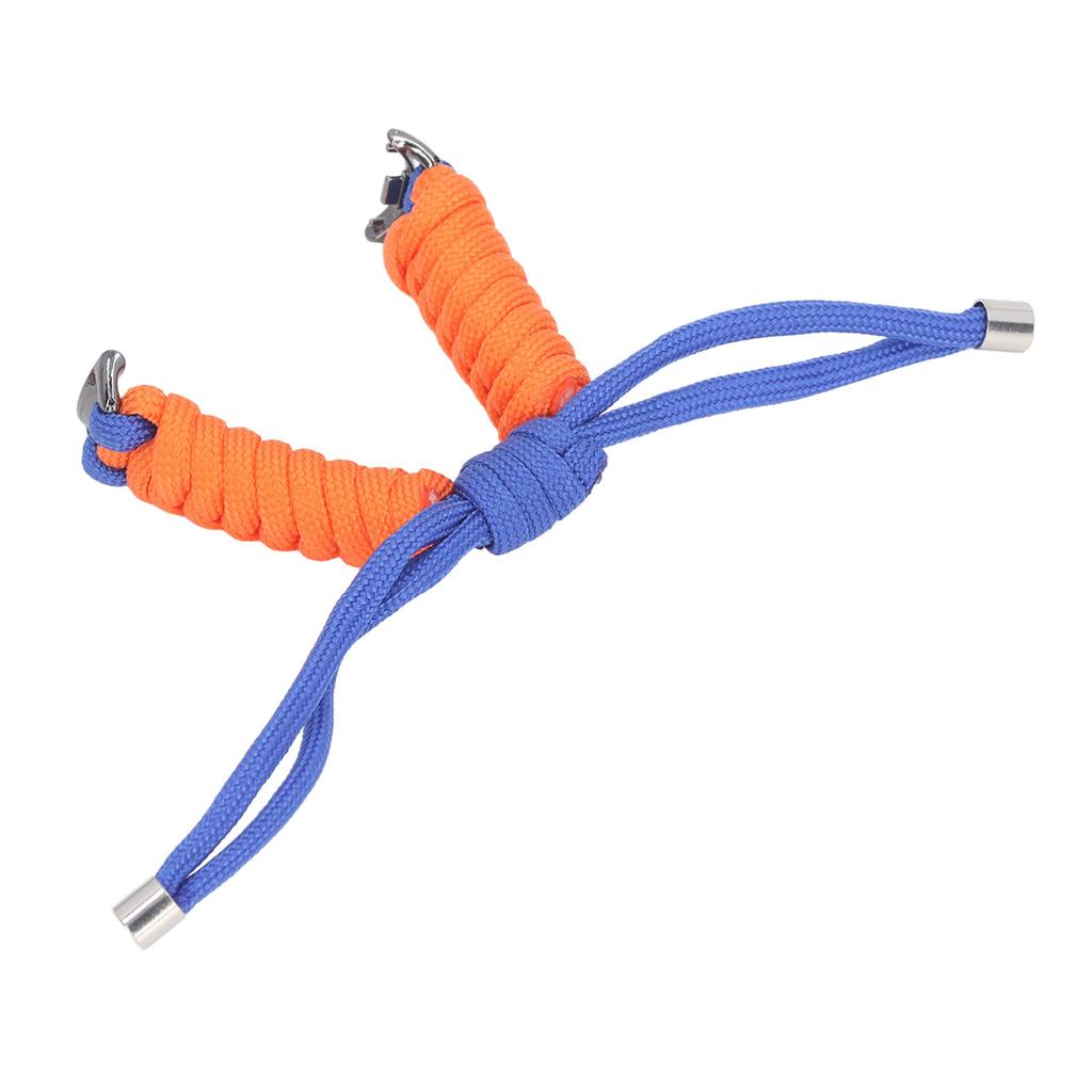 Replacement Wristband Elastic Band Knitting Twisted Knot Nylon Smart Bracelet Strap for Mi Band 8 Royalblue Orange