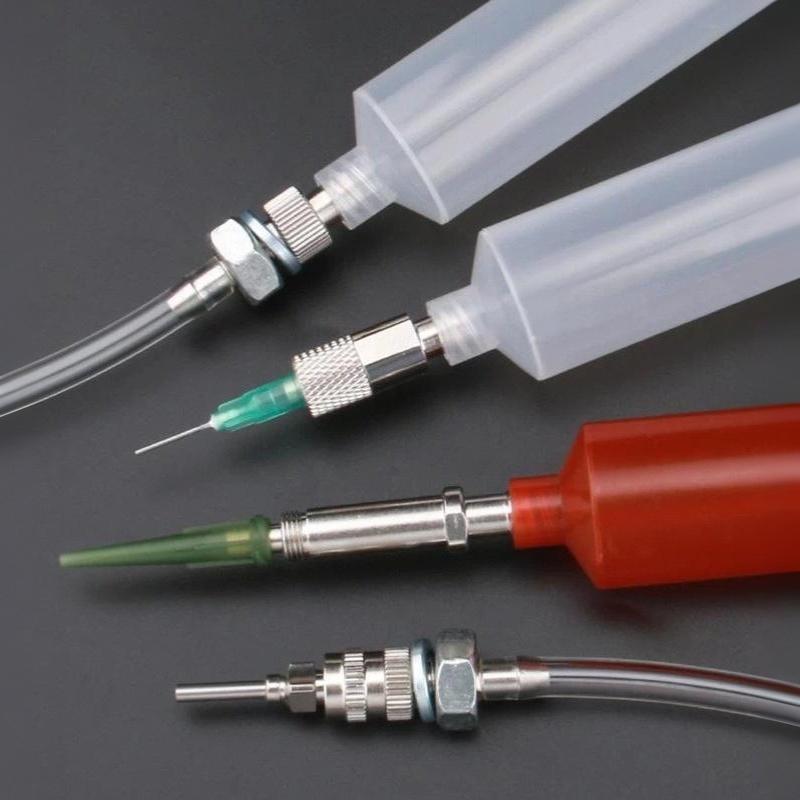 Luer Lock Adapter Fitting High Precision Leak-Proof Dispenser Connector for Gas Pipe Industrial Dispensing Work