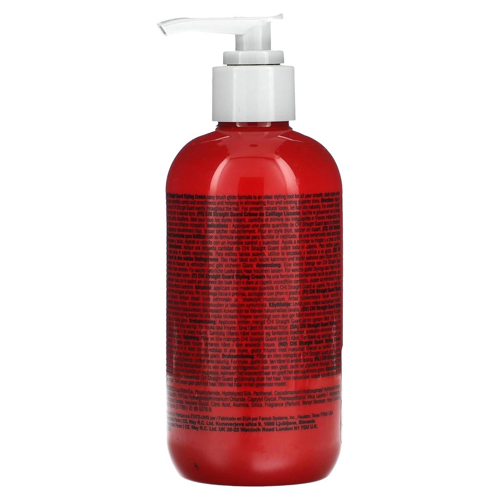 Chi Cremă de coafat Straight Guard, 235 ml (251 ml)