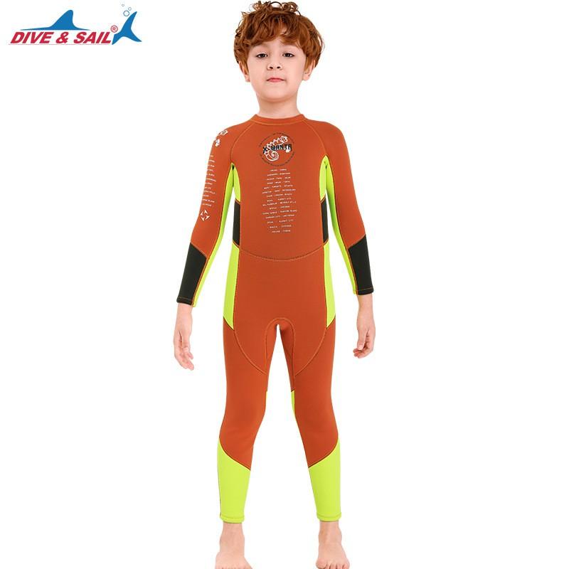 Kids 2.5mm Full-Body Wetsuit Diving