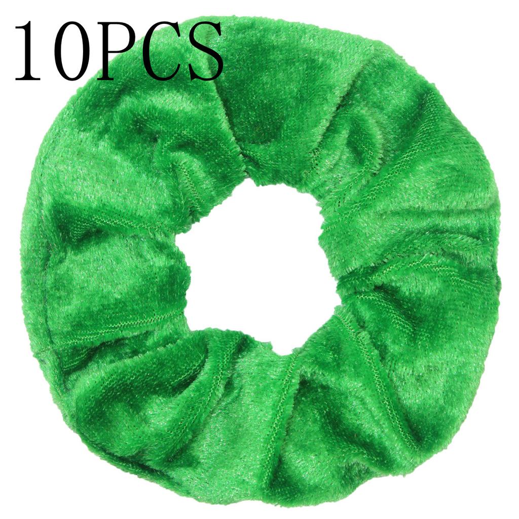 10pc Women Hair Scrunchies Velvet Solid Color Band for Girls Ponytail Holder Rubber Bands Ties Accessories Headbands Gumki