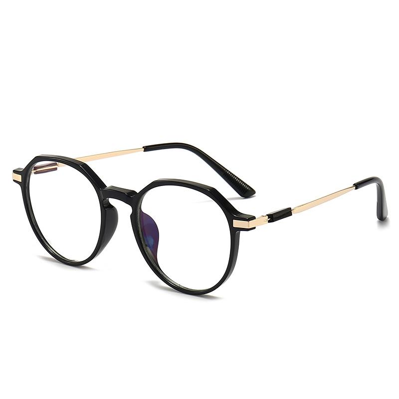 Unisex Fashion Round Myopia Glasses Men Women Prescription Eyewear with Diopter 0 To -6.0 Luxury Short-sighted Eyeglasses