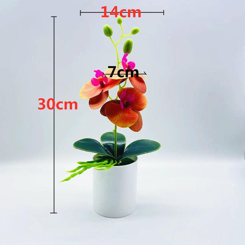 Artificial Orchid Plant With Pvc Material For Home Decor And Gift Giving