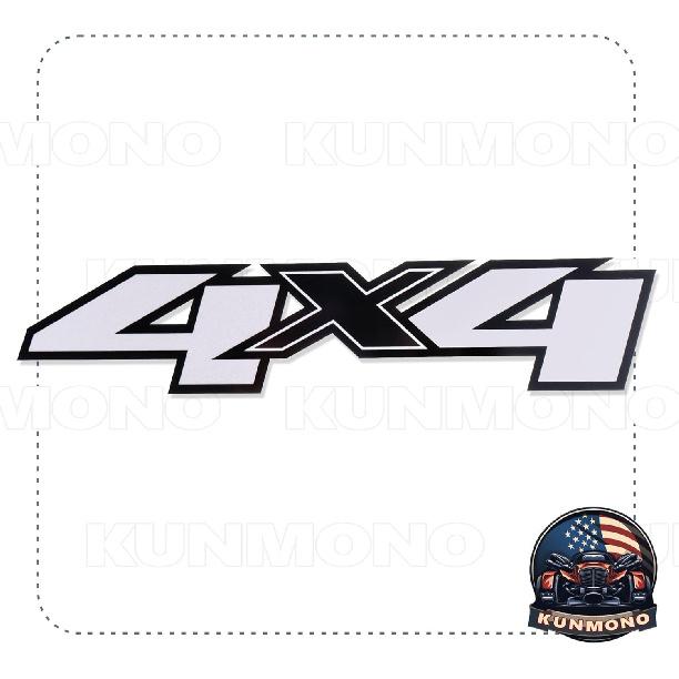 4x4 Decals for Chevrolet Silverado (Black & Gray-01)