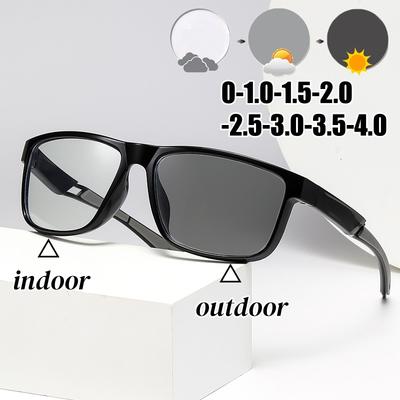 Vintažiniai vyriški fotochrominiai akiniai lauke, išmanūs, apsaugantys nuo UV spindulių, akiniai nuo trumparegystės, unisex, moteriški, madingi, sportiniai, akiniai nuo artimo matymo