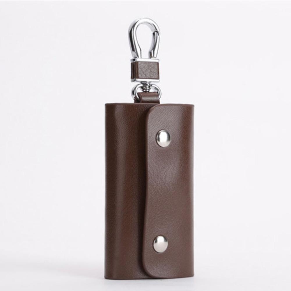 Waterproof Keychain Pouch Leather Car Key Organizer Multifunctional Housekeepers Key Holder  Men