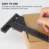High-precision T Shaped Ruler 0-280mm Woodworking Sliding Gauge Scribe Ruler  Measuring Tool