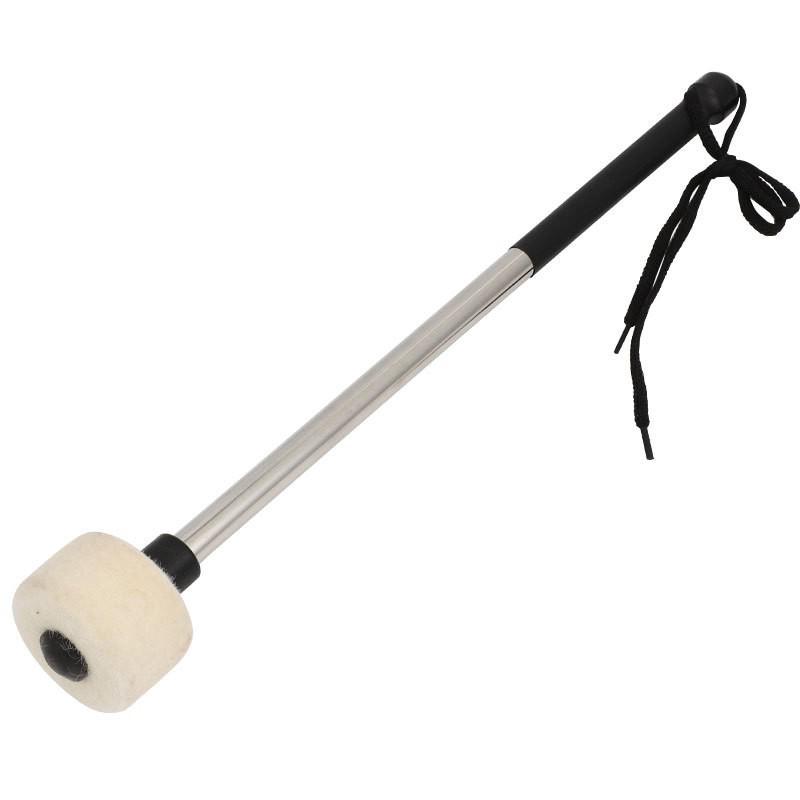 Stainless Steel Bass Drum Mallets with Wool Felt for Marching Band Percussion