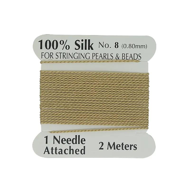 8# 0,8 mm*2 metry Cena fabryczna Wielokolorowy 100% naturalny Różowy Czarny Biały Jedwabny Sznurek Dla Kobiet DIY Tworzenie Biżuterii