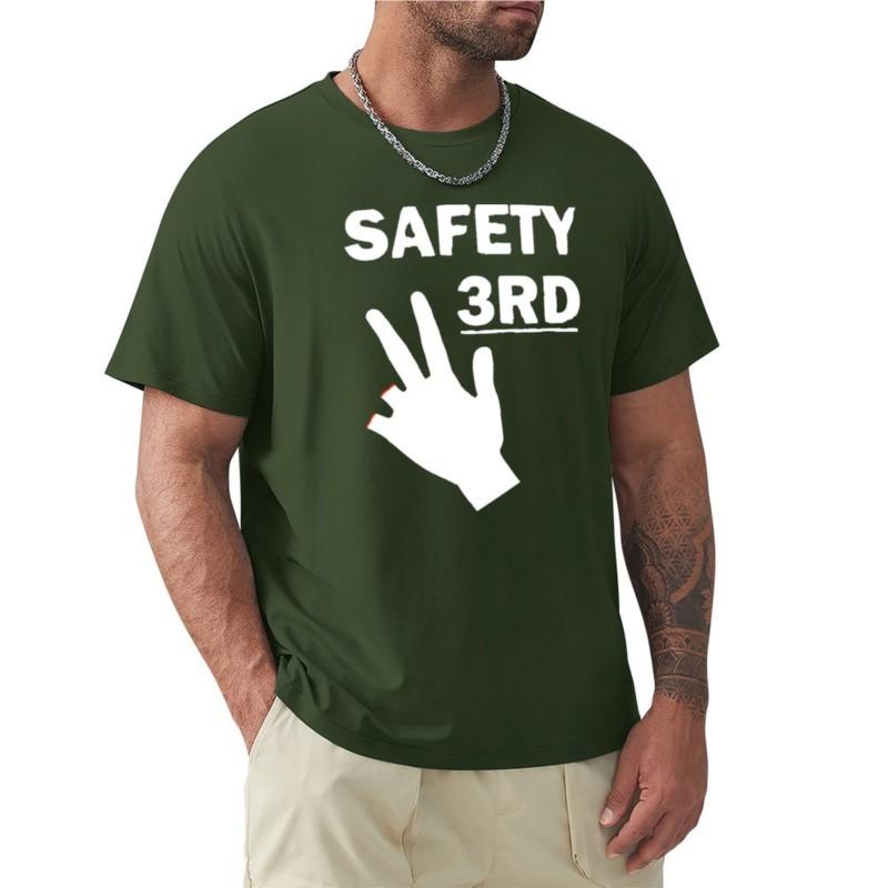 Safety Third T-Shirt cat shirts vintage clothes summer clothes men clothes