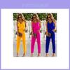 Elegant Damers Spaghetti Stropper Vide Ben Bodycon Jumpsuit Med V-hals Romper Bukser