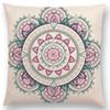 New Dreamy Sun Moon Stars Colorful Lotus Eternity Mandala Gorgeous Floral Pattern Design Prints Cushion Cover Pillow Case