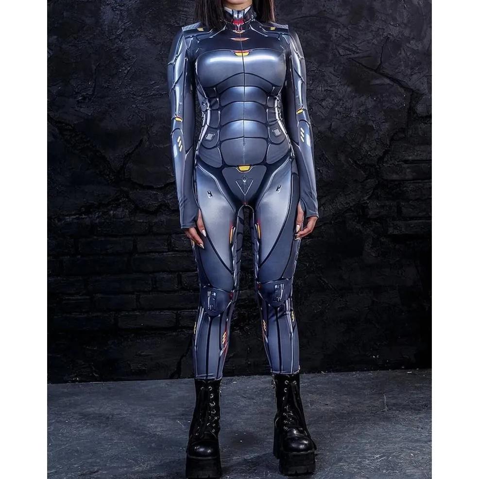 

3D цифровая печать сценические костюмы для взрослых Хэллоуин мероприятия карнавал тематическая вечеринка косплей костюм ролевые игры комбинезон Adults XXXXL