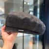 New Denim Beret Hat For Women Vintage Washed Blue Jeans French Style Painter Cap Fashion Beanie For Spring Summer