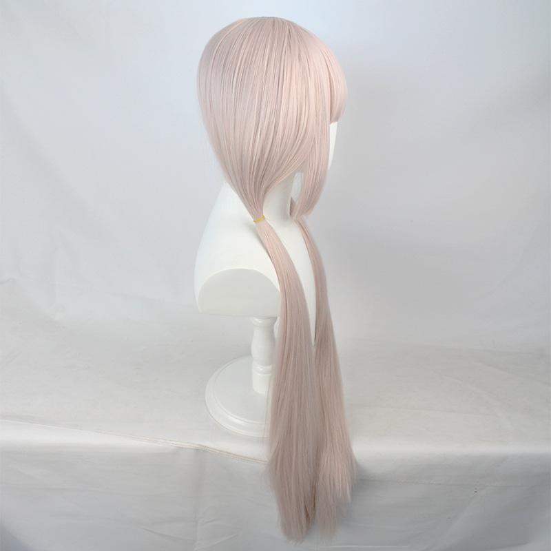39" Extra Long Pink Twin-Tails Cosplay Wig – Pre-Styled Cat Girl Anime Pigtails with Heat-Resistant Synthetic Hair