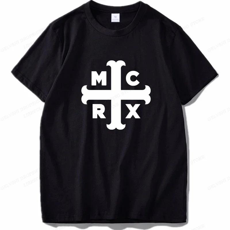 Dámské módní bavlněné tričko My Chemical Romance Cool Hip Hop Pánské tričko Ležérní Letní Vintage Anime Unisex Top Tričko