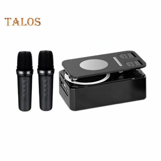 Držák mobilního telefonu 2 v 1 Přenosný reproduktor Stabilní připojení Dobíjecí držák pro reproduktor kompatibilní s Bluetooth se světlem