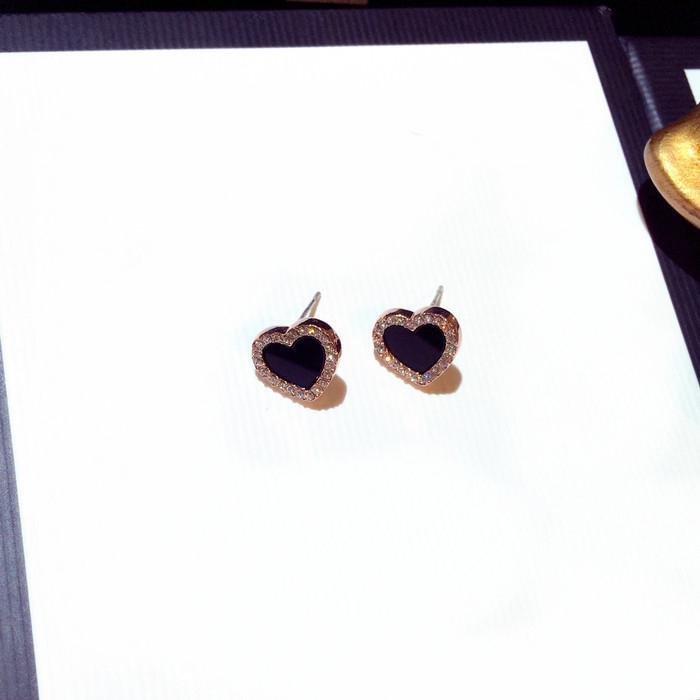 

Новые серьги Sweet Love, модные и милые персонализированные серьги с бриллиантами