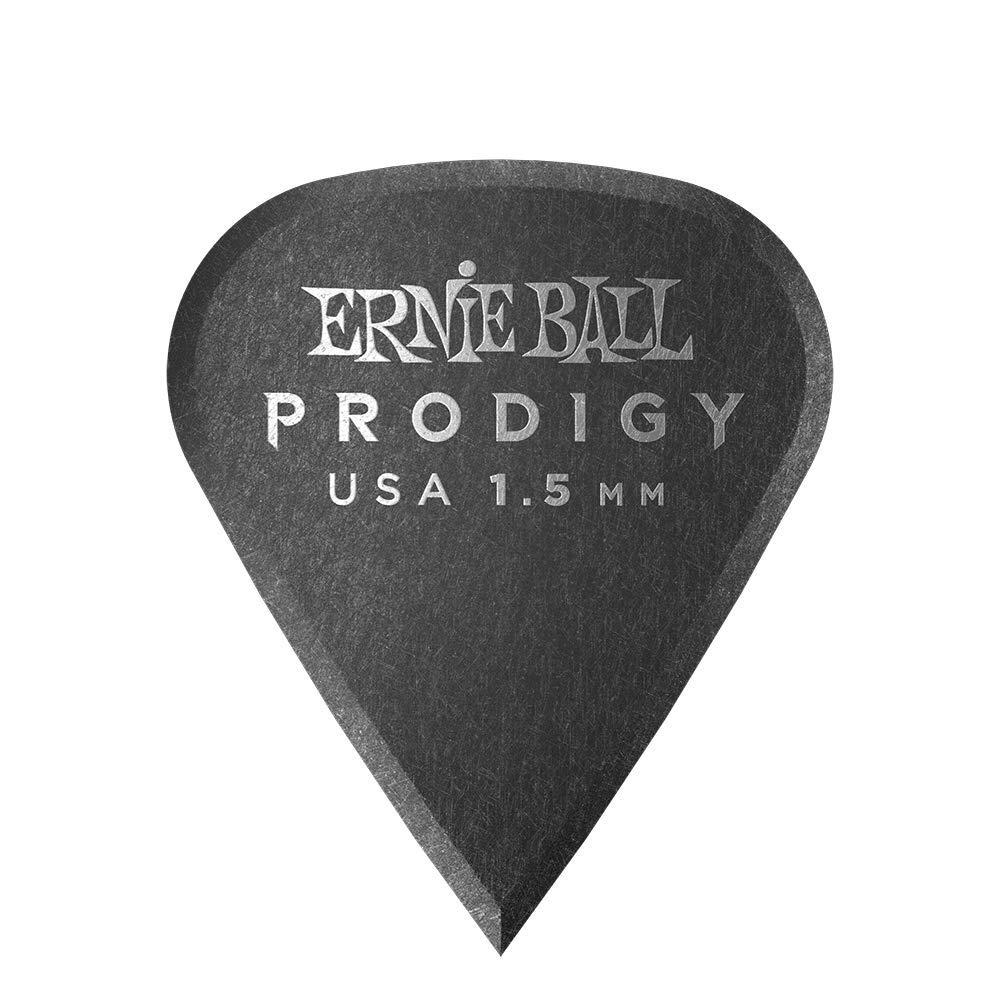 

ERNIE BALL 9335 Guitar Pick BLACK SHARP PRODIGY Sharp Delrin Black 6 Pack [Genuine] 1.5mm чёрный