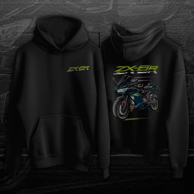 Sportbekleidung mit Kapuze aus dem Jahr 2025 für den Alltag und die Freizeit, modischer und cooler Kawasaki-Logo-Rennanzug für die Straße