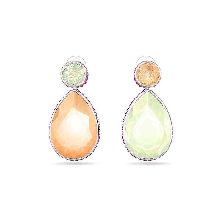 Swarovski Orbita Water Drop Cut Imitation Crystal Pierced Earrings Women earrings Multicolor 5616019 Box (Random Color)