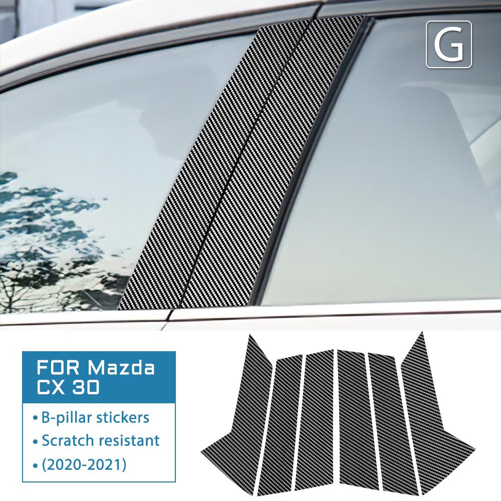 Window Door Column B C Pillar Post Trim Sticker for MAZDA 3 AXELA Mazda 6 ATENZA 2014-2025 CX-5 CX-30 2017-2025 Accessories