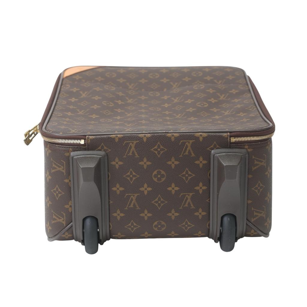 LOUIS VUITTON Monogram Pegas 45 suitcase Monogram canvas Brown unisex M23294 Used