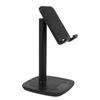 Black Aluminium Alloy Desktop Cell Phone Stand Foldable Telescopic Desk Mobile Phone Holder