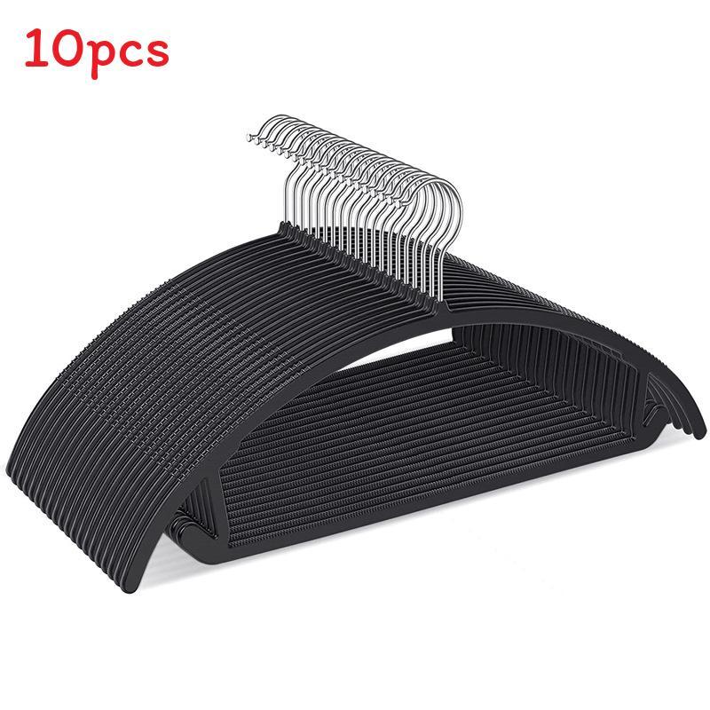 Modern Semicircular Multifunctional Plastic Clothes Hanger With Antishoulder And Nonslip Features For Home Organizing