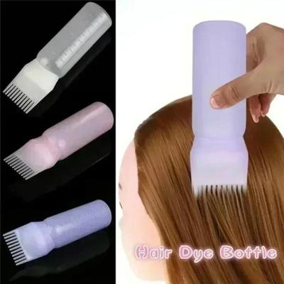 Frasco de 120ML para Cuidados Capilares Vem com Dentes de Pincel e Escalas de Medição Precisas Que São Ferramentas Profissionais para Tintura de Cabelo e Cuidados