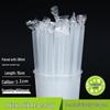 ZISIZ Individually Wrapped Plastic Bubble Tea Straws
